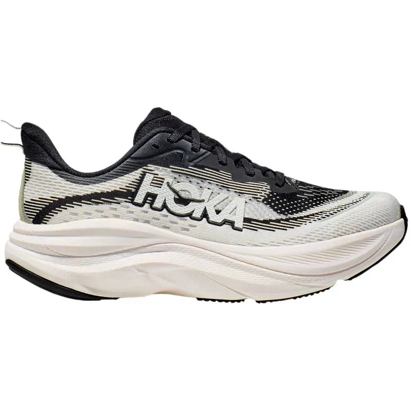 Tenis Hoka Running SKYFLOW Blanco Negro