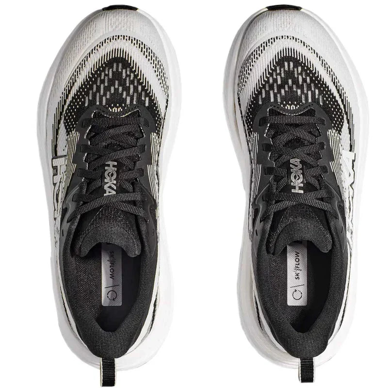 Tenis Hoka Running SKYFLOW Blanco Negro